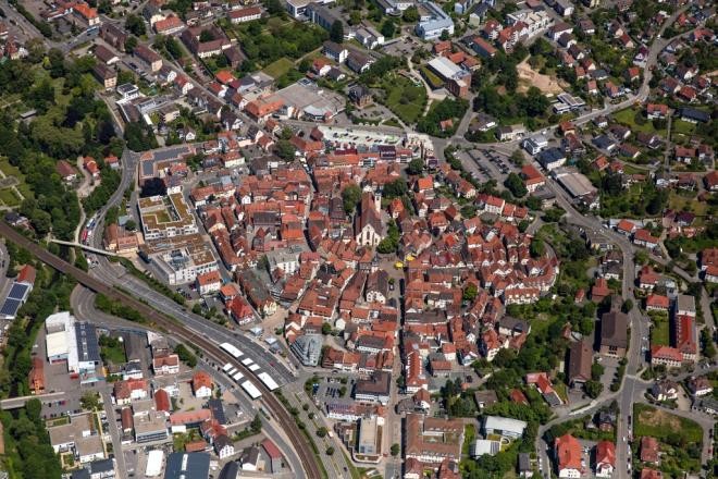 Blick auf Mosbachs Gassen und Plätze, (c) Stadt Mosbach
